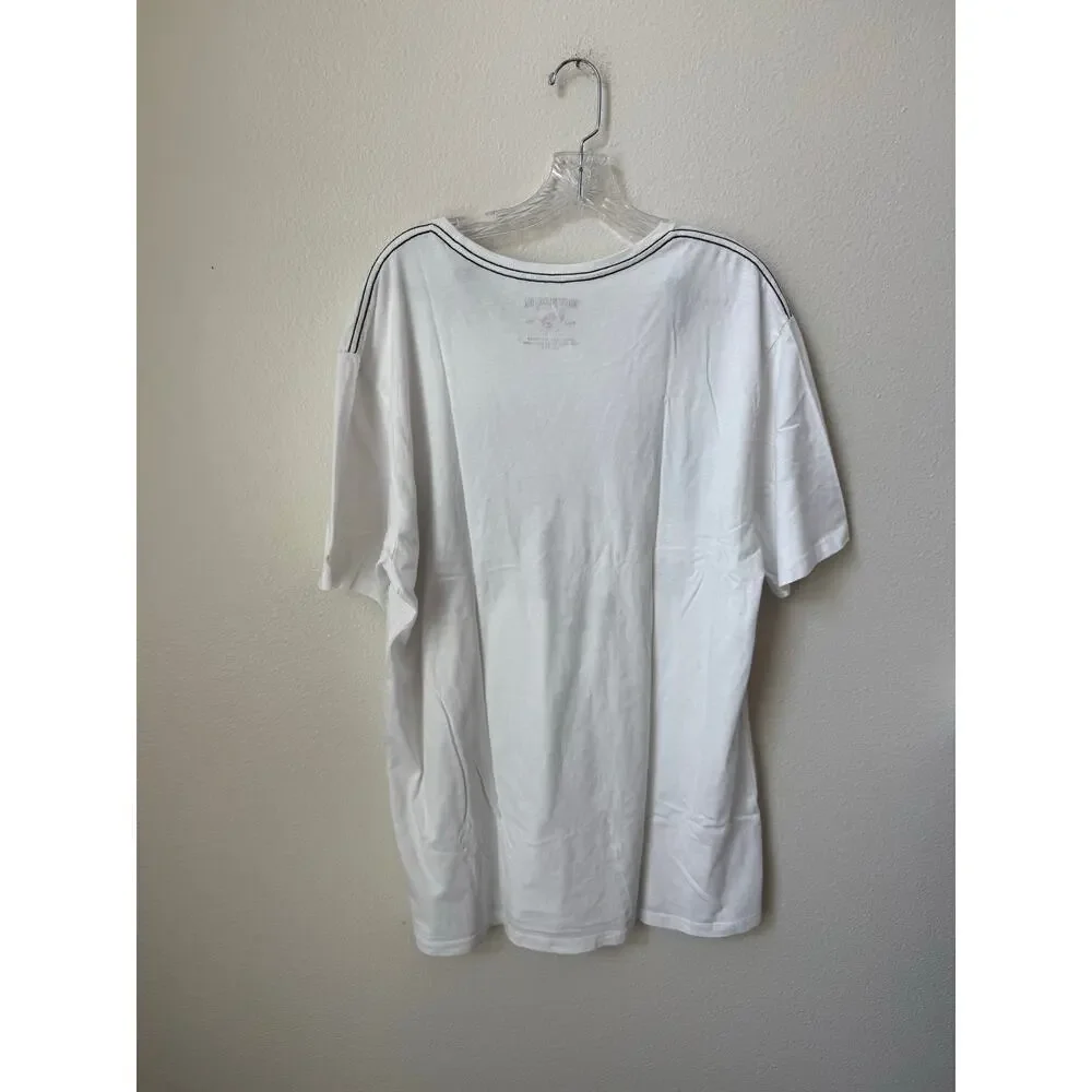 True Religion Men’s Buddha Checks Crew Neck T-Shirt Size XXL
